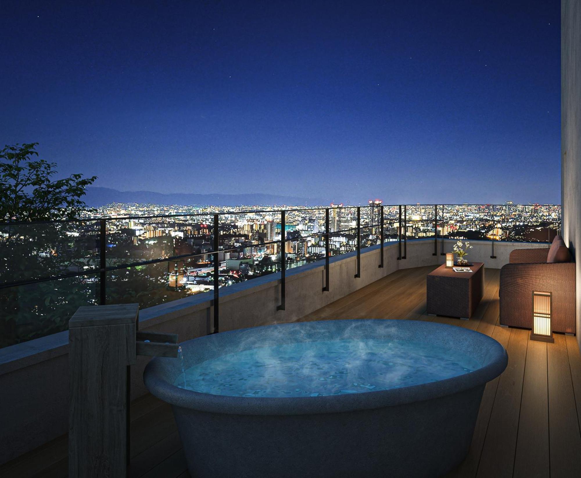 山荘 風の杜 Sanso Kazenomori Hotel Minoh Exterior foto