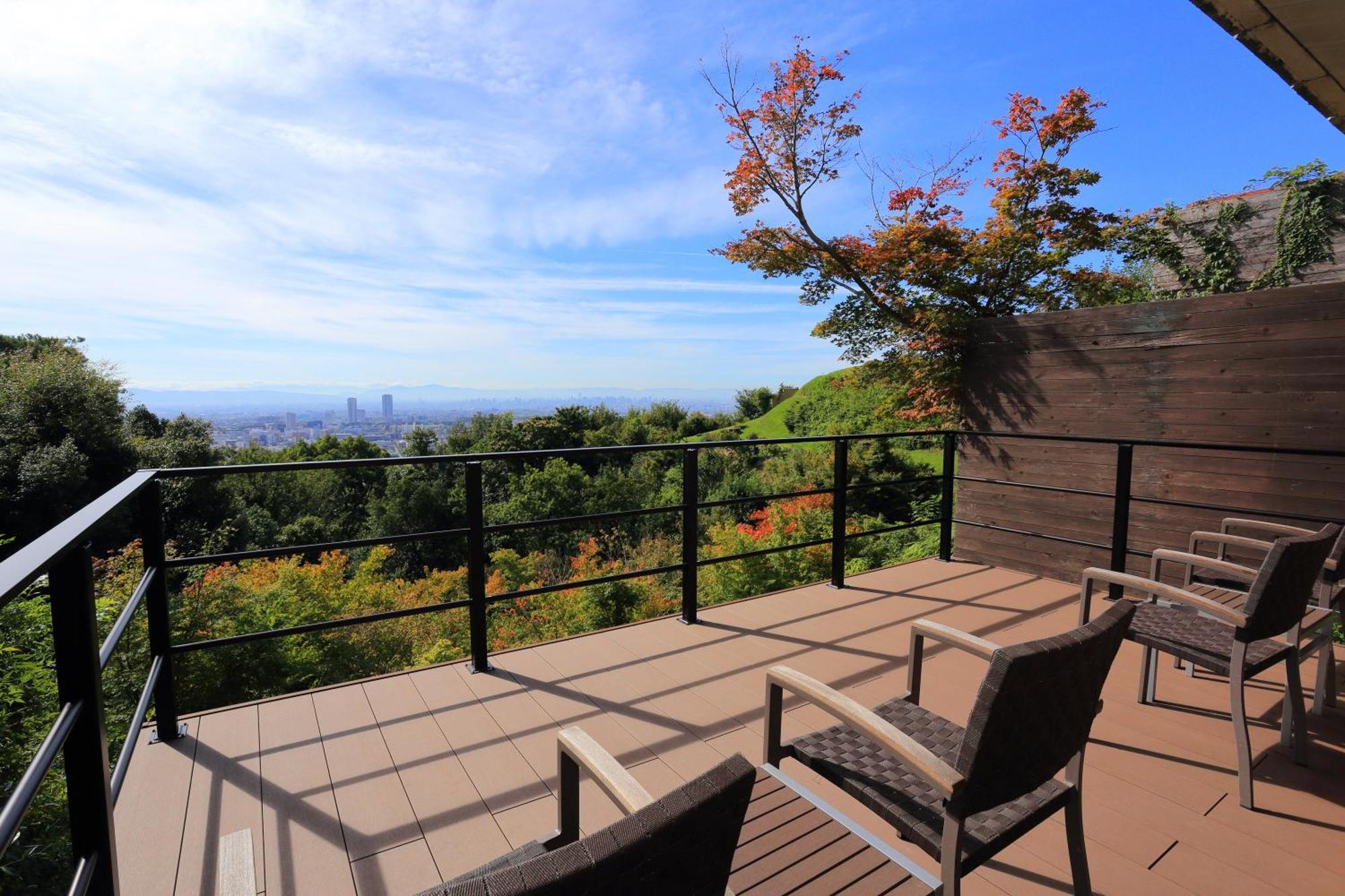山荘 風の杜 Sanso Kazenomori Hotel Minoh Exterior foto