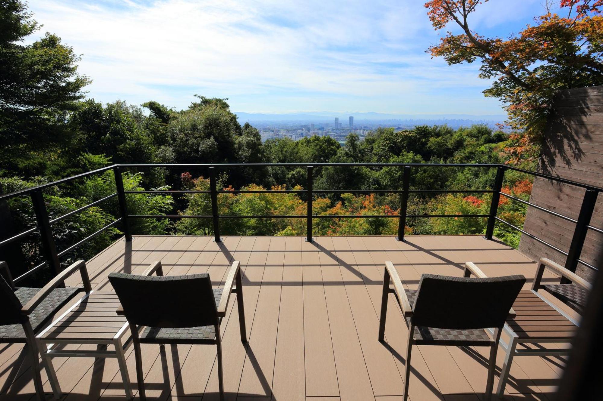 山荘 風の杜 Sanso Kazenomori Hotel Minoh Exterior foto